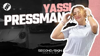 WRAPPING YASSI PRESSMANS NEW CAR [upl. by Rumit]