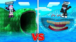 EMERALD BLOOP vs DIAMOND EL GRAN MAJA Survival Battle in Minecraft [upl. by Adrell]