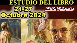 Respuestas ESTUDIO DEL LIBRO de congregacion 2127 de Octubre 2024mp4 [upl. by Whitehurst]