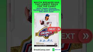 2024 Topps Chrome Update 10 Box BREAKER’S DELIGHT Case CUBS Team Break [upl. by Allac26]