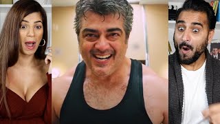 AJITH MASS TRANSFORMATION FIGHT SCENE  REACTION  Vedhalam [upl. by Nedarb]