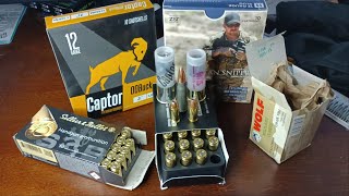 Ammo Inc Sellier amp Bellot Captor ZSR WOLF 9mmJHP 12GA00 Slug 762x39 [upl. by Nawak]