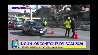 Inician los controles del SOAT 2024 [upl. by Laroc]