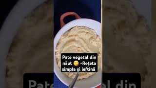 Pate vegetal din năutRețeta simpla și ieftină food viral shorts recipe 1milion short [upl. by Good]