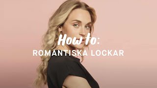 Bouncy Curls Tutorial Locka håret med locktång [upl. by Airetnahs]