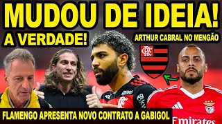 MUDOU DE IDEIA FLAMENGO VAI OFERECER NOVO CONTRATO A GABIGOL A VERDADE ARTHUR CABRAL NA MIRA E [upl. by Mayeda336]