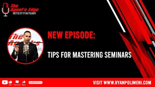 Ryan Polimeni Tips for Mastering Seminars [upl. by Dorry]