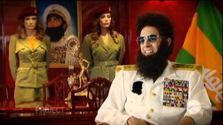 The Dictator interview on The Project 2012  Sacha Baron Cohen [upl. by Jsandye346]