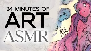 Watercolour art ASMR [upl. by Cesya]