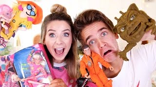 Reacting To Our 90s Childhood Toys  Zoella [upl. by Fayola]