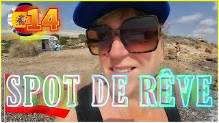 ETAPE LIBRE PLAGE MAZARRON  spot de rêve vanlife campingcar espagne [upl. by Nnywg]