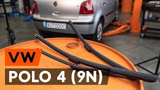 Hoe een ruitenwissers vervangen op een VW POLO 4 9N AUTODOCTUTORIAL [upl. by Emmerich]