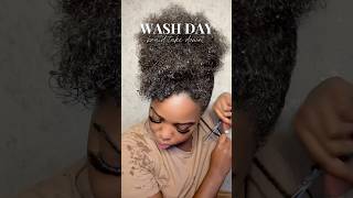 WASH DAY washday 4chair 4cnaturalhaircare braids 4bhair type4hair [upl. by Samara]