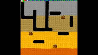 Arcade Game Dig Dug 1982 Namco [upl. by Durning602]