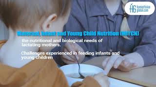 Online Certificate Programme  Maternal Infant and Young Child Nutrition MIYCN [upl. by Lashar]