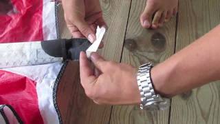 How To Remove  Reinstall Kite Strut Bladder [upl. by Madson]