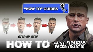 PAINTING FIGURES FACES  STEP BY STEP  BUSTS [upl. by Spancake]