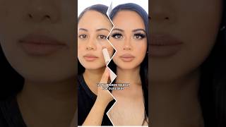 Glowy brown bronze makeup for olive skin🤎 Glow up transformation makeupshorts shortsmakeup [upl. by Marteena14]