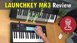 LAUNCHKEY MK3 MIDI keyboard Review amp Tutorial  2537 vs 4961  Generative Arp by Novation [upl. by Fortuna184]