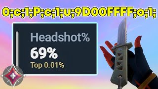 Best HeadShot Crosshair 0c1Pc1u9D00FFFFo10t10l30o20a10f01b0 [upl. by Ot]