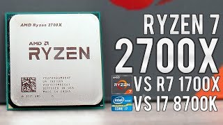 Review R7 2700x – O melhor processador da AMD no segmento mainstream  Comparativo 1700x e 8700k [upl. by Tinor]