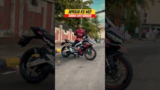 Aprilia RS 457 Service Cost Revealed  BikeWale shorts apriliars457 [upl. by Eyks]