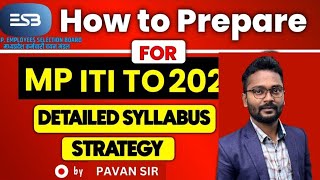 MP PEB vacancy 2024 MP ITI TO VACANCY 2024 SYLLABUS EXAM DATE Exam Pattern [upl. by Neneek]