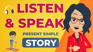 Listen and Speak English Story For Simple Present Tense [upl. by Peta681]