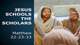 October 20 2024 Sunday Message “Jesus Schools the Scholars” [upl. by Putnem]