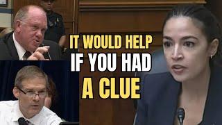 AOC Gets SCHOOLED by Tom Homan and Jim Jordan on Border Security and the LAW [upl. by Barcellona120]