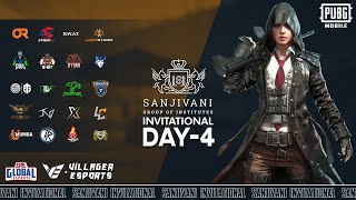 Sanjivani PUBG Mobile Invitational • Day 4 • Global Esports x Villager Esports [upl. by Agon]