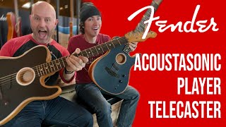 Fenders New Acoustasonic Player Telecaster Review Features amp Sounds [upl. by Aivata]