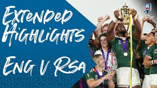 Extended Highlights England v South Africa  Rugby World Cup Final 2019 [upl. by Aikam181]