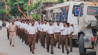 RSS rally in Hyderabad 2024  RSS celebrate vijayadashami in hyderabad 2024 [upl. by Jowett]