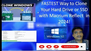 FASTEST Way to Clone Your Hard Drive or SSD with macrium in 2024 [upl. by Thetisa]