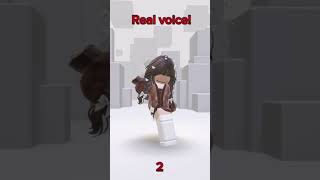 U guys can’t hear me  roblox voice reveal [upl. by Clemente]