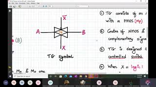 CMOS Transmission gate logic [upl. by Olracnaig615]