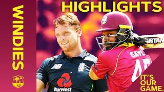 Buttler amp Gayle Go Huge In Record Breaking Match  Windies vs England 4th ODI 2019  Highlights [upl. by Dodds]