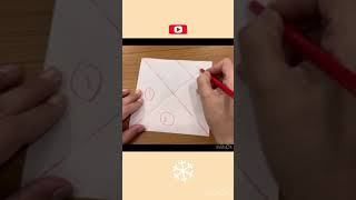 Tangram by Paper Folding shortsvideo mathsshorts [upl. by Inor]