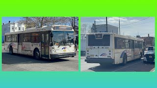 NJ Transit 10 BAYONNE JFK BLVD VIA PAMRAPO AVENUE NABI 41615 5888 [upl. by Eelegna]