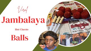 HOT Cheeto Jambalaya Balls MUST TRY Cook And Chat [upl. by Nolahs]