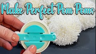 How To Make A Perfect Pom Pom  Clover Pom Pom Maker Tutorial [upl. by Bozovich]