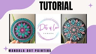 Mandala Dot Painting Tutorial for Beginners [upl. by Litt]