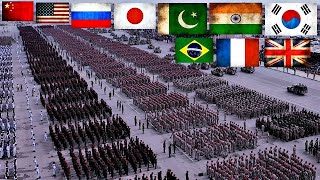 10 Most Powerful Militaries In The World  2023 [upl. by Ilrak868]