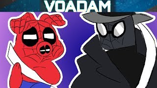 Spiderman Into The Spiderverse Comic Dub 3 With Spiderham and Spider Man Noir [upl. by Llerreg]