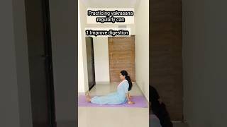 Vakrasana yoga yogaforbeginners shorts yogapractice trendingreels [upl. by Amos493]