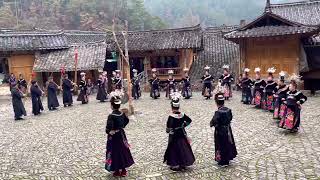 Lusheng Dancing by Miao Ethnic Minority [upl. by Bonnie]