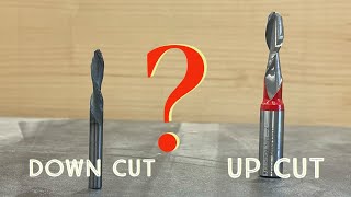 Up or Down Cut Router bits Whats the Difference [upl. by Myrta]