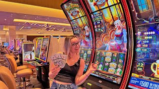 Her INSPIRING Slot Win 🎰 Las Vegas Slot Player Wins Big From Small Bet [upl. by Kiki]