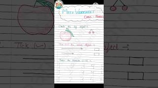 Math Worksheet For Class Nursery  Class Nursery Math Worksheet  Math Worksheet  Nursery Worksheet [upl. by Sandeep]